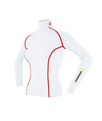 Base Layer « AIGUILLE VERTE ESF » Femme Blanc/Rouge de votre