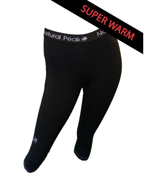 DOLENT F Legging 3/4 Gratté Noir Femme 2019 rembourrage situé sous