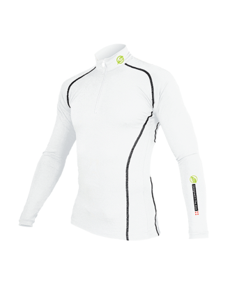 Base Layer « POINTE BLANCHE » Homme Blanc/Noir 2024