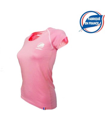 Tee-shirt « ECRIN » Femme Rose Pâle Made In France Venez découvrir notre 