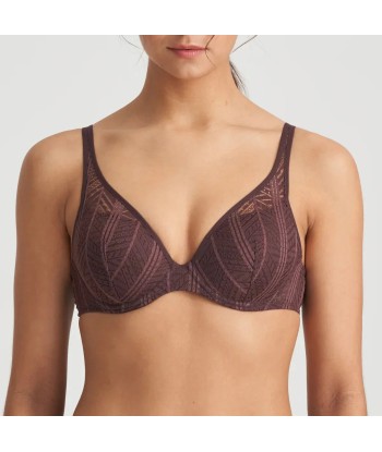 Marie Jo - Richard Soutien-Gorge Rembourré Forme Cœur Aubergine Le MVP de beaucoup