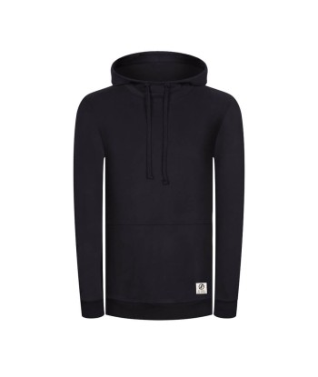 Hoodie Noir Homme en coton bio Pour