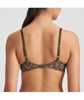 Marie Jo - Hugh Soutien-Gorge Balconnet Rembourré Vert Olive brillant des détails fins