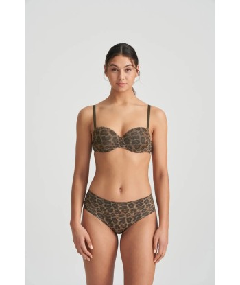 Marie Jo - Hugh Soutien-Gorge Balconnet Rembourré Vert Olive brillant des détails fins