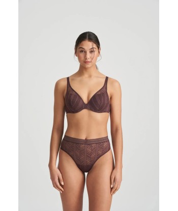 Marie Jo - Richard Culotte Taille Haute Aubergine pour bénéficier 