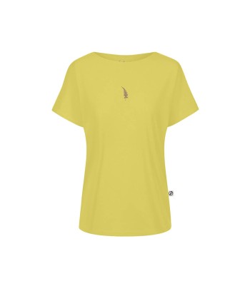 T-Shirt jaune coton bio et fibres de cellulose Fernser Forestfibre de votre