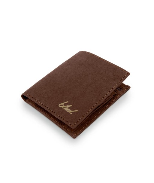 Porte monnaie marron en papier et latex Jacroki® de pas cher