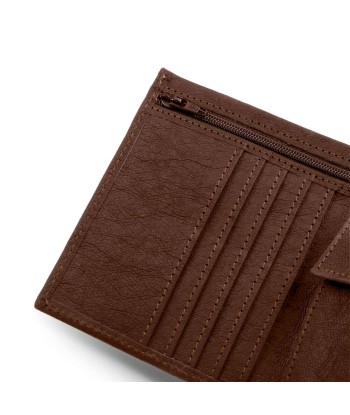 Porte monnaie marron en papier et latex Jacroki® de pas cher