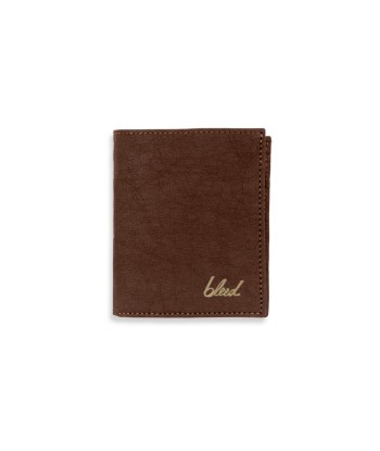 Porte monnaie marron en papier et latex Jacroki® de pas cher