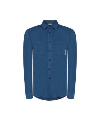 Chemise Bleue Homme coton bio et chanvre Les magasins à Paris et en Île-de-France