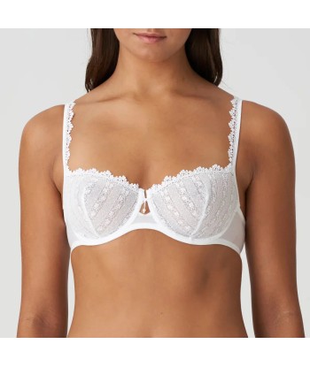 Marie Jo - Christy Soutien-Gorge Balconnet Couture Verticale Blanc rembourrage situé sous