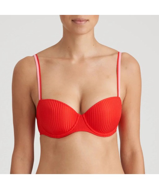 Marie Jo - Jude Soutien-Gorge Balconnet Rembourré Rouge livraison gratuite