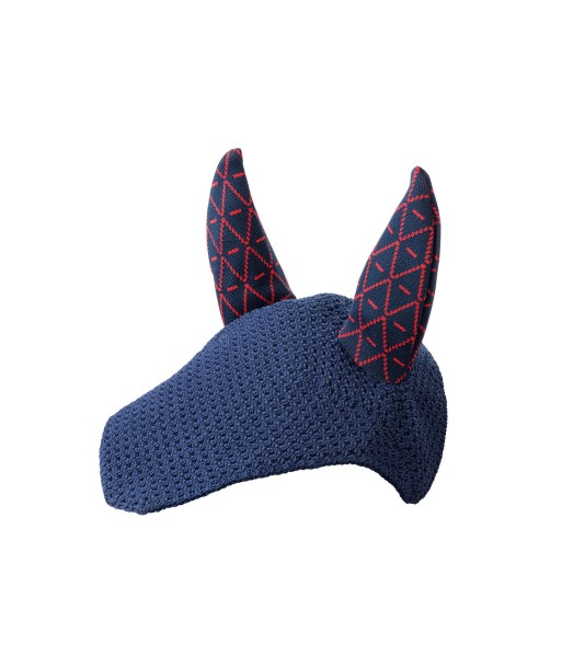 Bonnet INFI-KNIT bleu marine all-over rouge prix