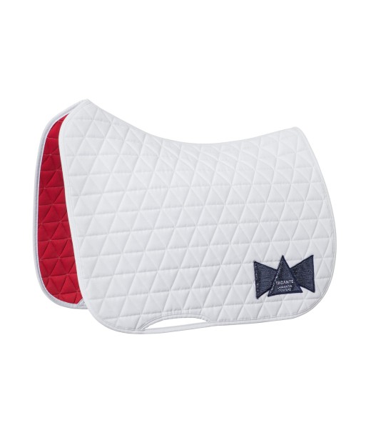 Tapis de selle TACANTE x LAMANTIA dressage blanc de la marque