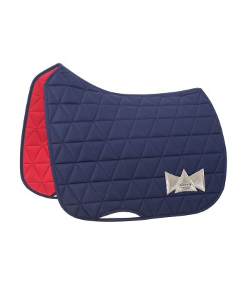 Tapis de selle TACANTE x LAMANTIA dressage bleu marine pas chere