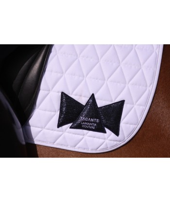 Tapis de selle TACANTE x LAMANTIA dressage blanc de la marque