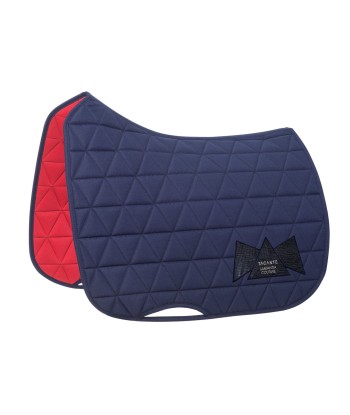 Tapis de selle TACANTE x LAMANTIA dressage bleu marine pas chere