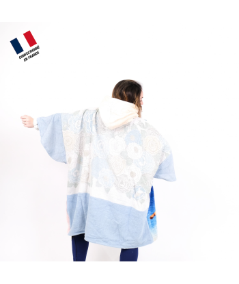 Poncho Anfibi unisexe 100% Upcyclé « Horse » modèle unique brillant des détails fins