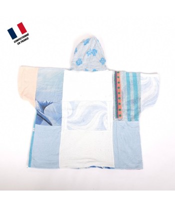 Poncho Anfibi Junior 100% Upcyclé « Flowers » - Modèle unique Dans la société mordern