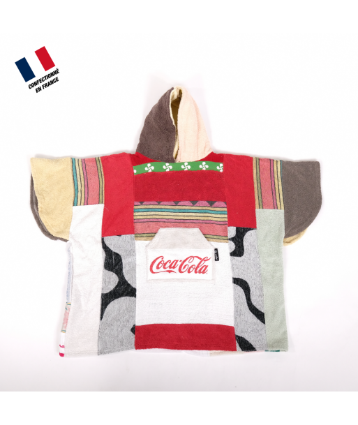 Poncho Anfibi Junior 100% Upcyclé « Bask Coca » - Modèle unique les ligaments