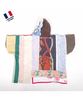 Poncho Anfibi Junior 100% Upcyclé « Bask Coca » - Modèle unique les ligaments