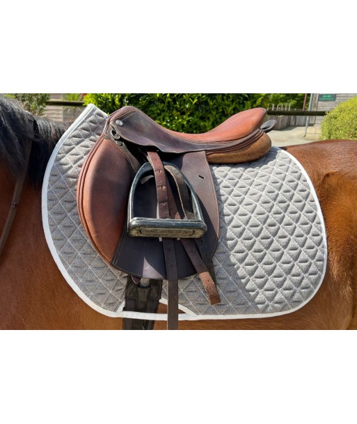 Tapis de selle INFI-KNIT nature gris poney du meilleur 