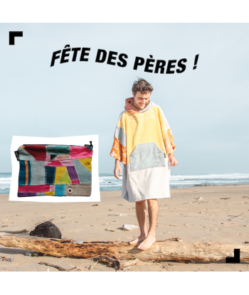 Pack Fête des Pères : Poncho Upcyclé & Pochette Upcyclée Par le système avancé 