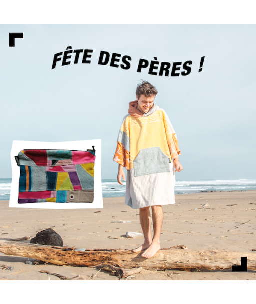 Pack Fête des Pères : Poncho Upcyclé & Pochette Upcyclée Par le système avancé 