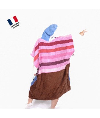 Poncho Anfibi unisexe 100% Upcyclé « Pink World » modèle unique vente chaude votre 