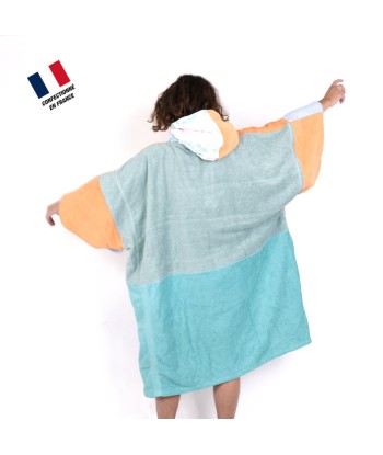 Poncho Anfibi unisexe 100% Upcyclé « Orange Shell » modèle unique Economisez 