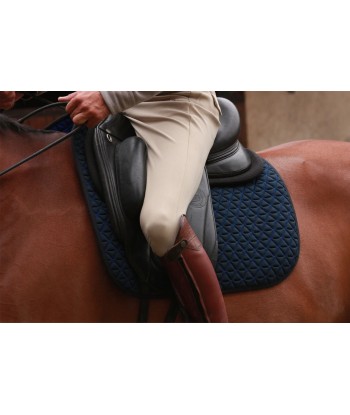 Tapis de selle INFI-KNIT dressage bleu marine et bleu roi store