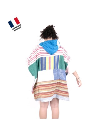 Poncho Anfibi Junior 100% Upcyclé « Purple Frog » modèle unique à prix réduit toute l'année