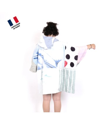 Poncho Anfibi Junior 100% Upcyclé « Frogs & Dolphin » modèle unique Voir les baskets