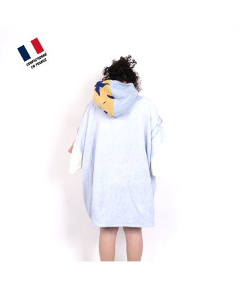 Poncho Anfibi Junior 100% Upcyclé « Coral Colors » modèle unique français