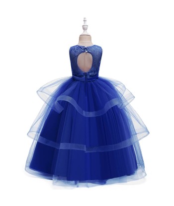 Robe Princesse Bleu Fille la colonne vertébrale