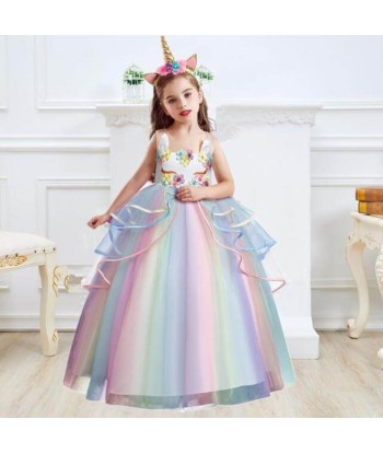 Robe Princesse Licorne Fille pour bénéficier 