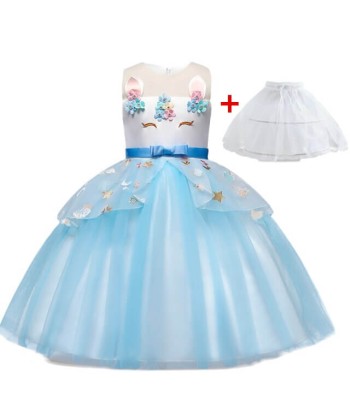 Robe de Princesse Fille avec Jupon en ligne