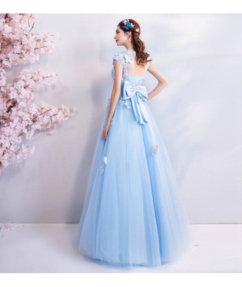 Robe Longue Fleurie Bleue Venez acheter