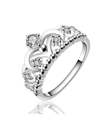 Bague Couronne Princesse Argent en ligne des produits 