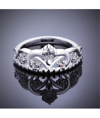 Bague Couronne Princesse Argent en ligne des produits 