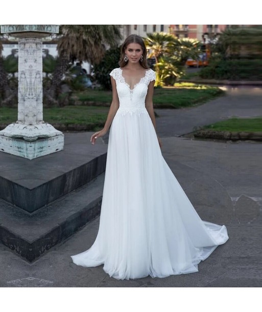 Robe de Mariée Princesse avec Traîne pas cher 