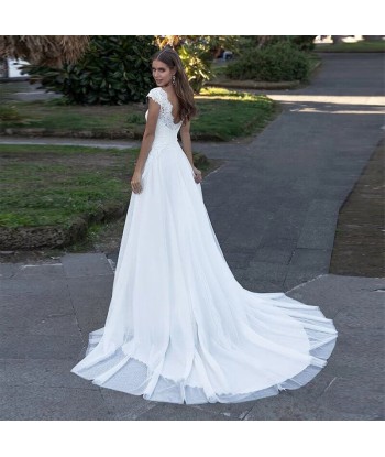 Robe de Mariée Princesse avec Traîne pas cher 