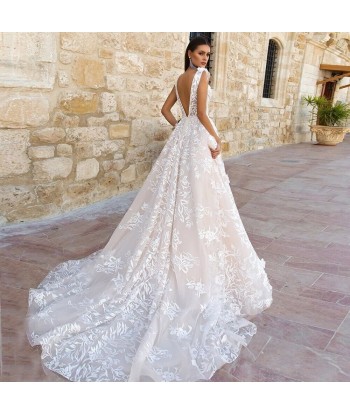 Robe de Mariée Princesse Col en V JUSQU'A -70%! 