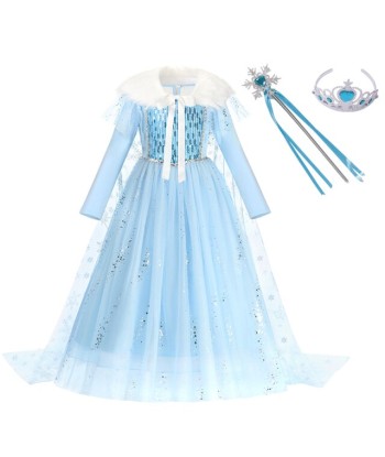 Robe de Princesse Déguisement brillant des détails fins