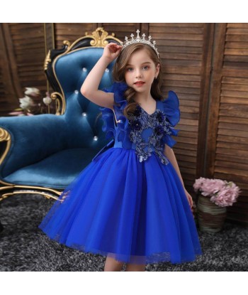 Robe Princesse Bleu Foncé soldes