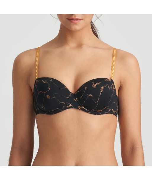 Marie Jo - Colin Soutien-Gorge Balconnet Rembourré Marbre Noir livraison gratuite