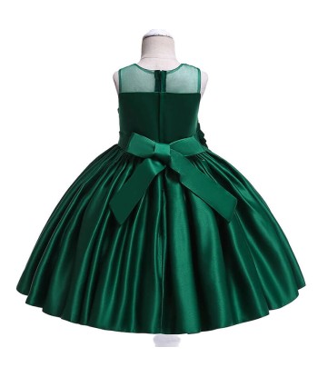 Robe Princesse Verte Satin livraison gratuite