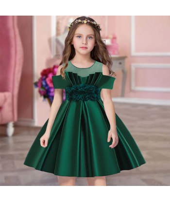 Robe Cérémonie Fille Vert Émeraude hantent personnes