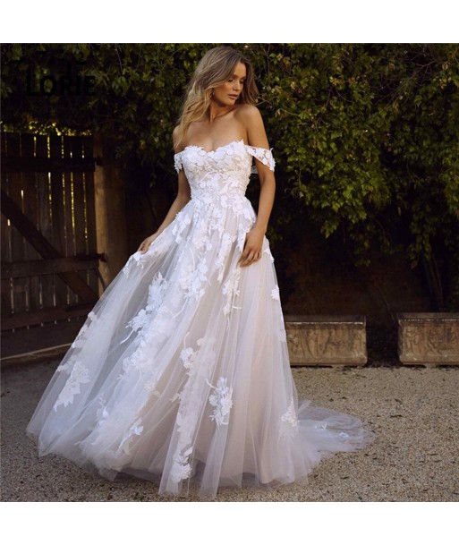 Robe de Mariée Princesse Col Bateau votre