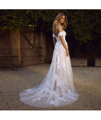 Robe de Mariée Princesse Col Bateau votre